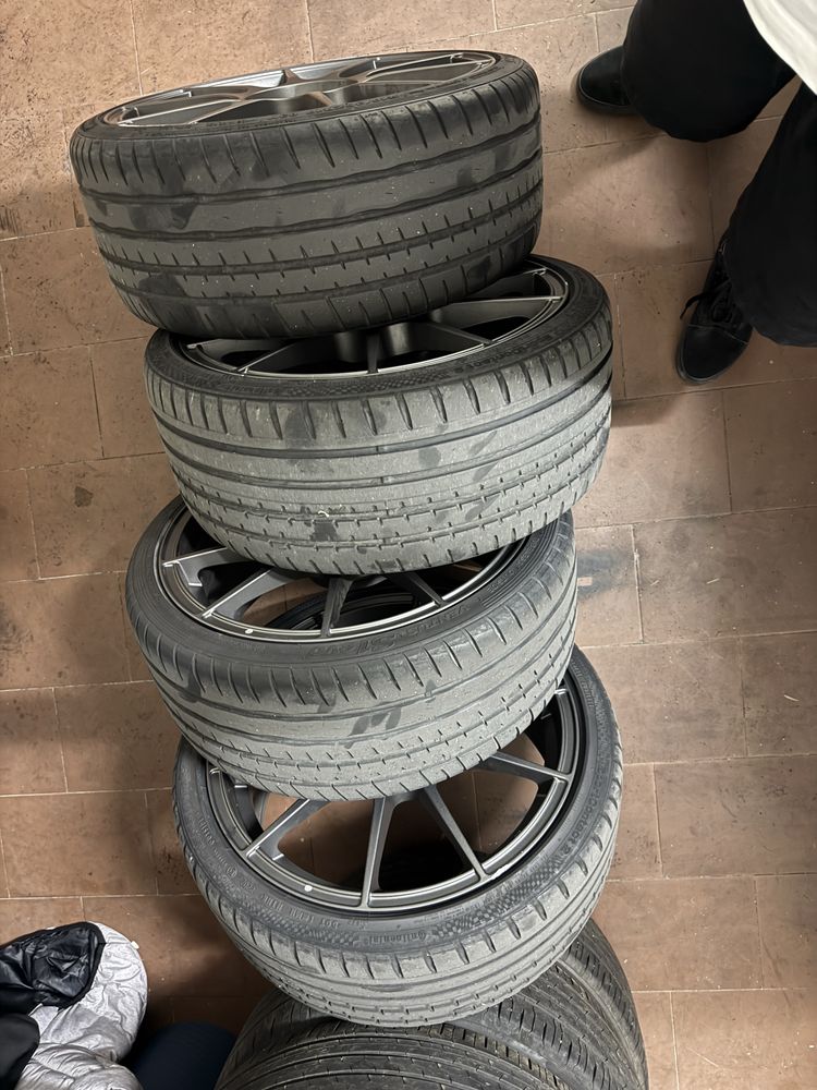 Jantes 17 4x100 com pneus