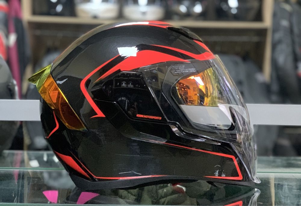 Мотошолом шлем Icon Airflite (agv shark hjc shoei arai ruroc xlite )