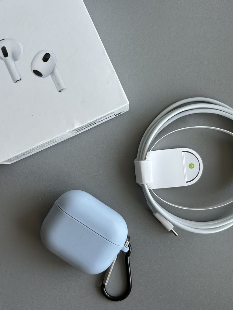 AirPods 3 (оригінал) – з кейсом, дротом, коробкою, чохлом