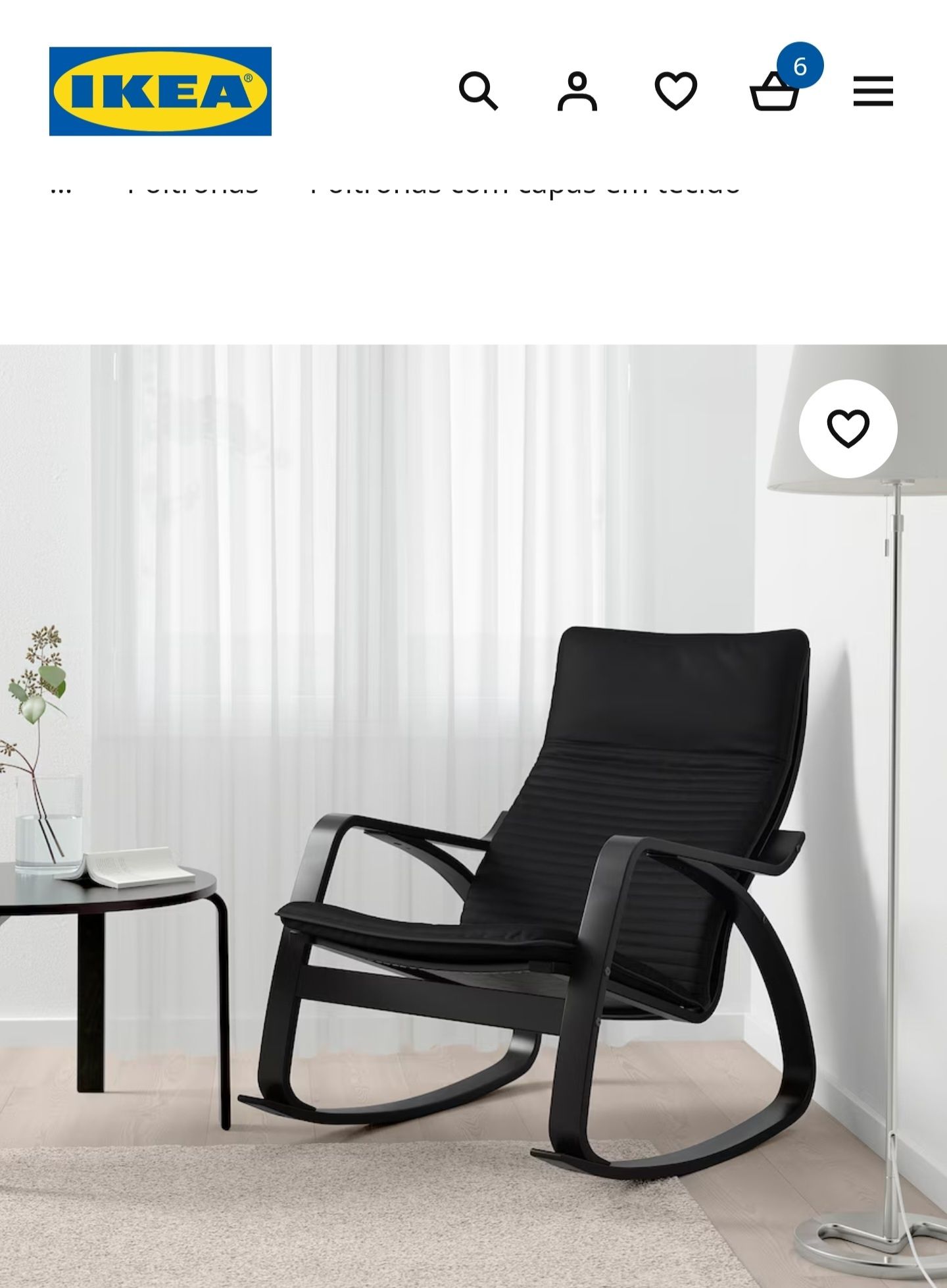 Cadeira de Baloiço Poäng - IKEA