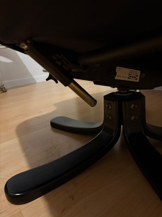 Fotel Ikea skórzany