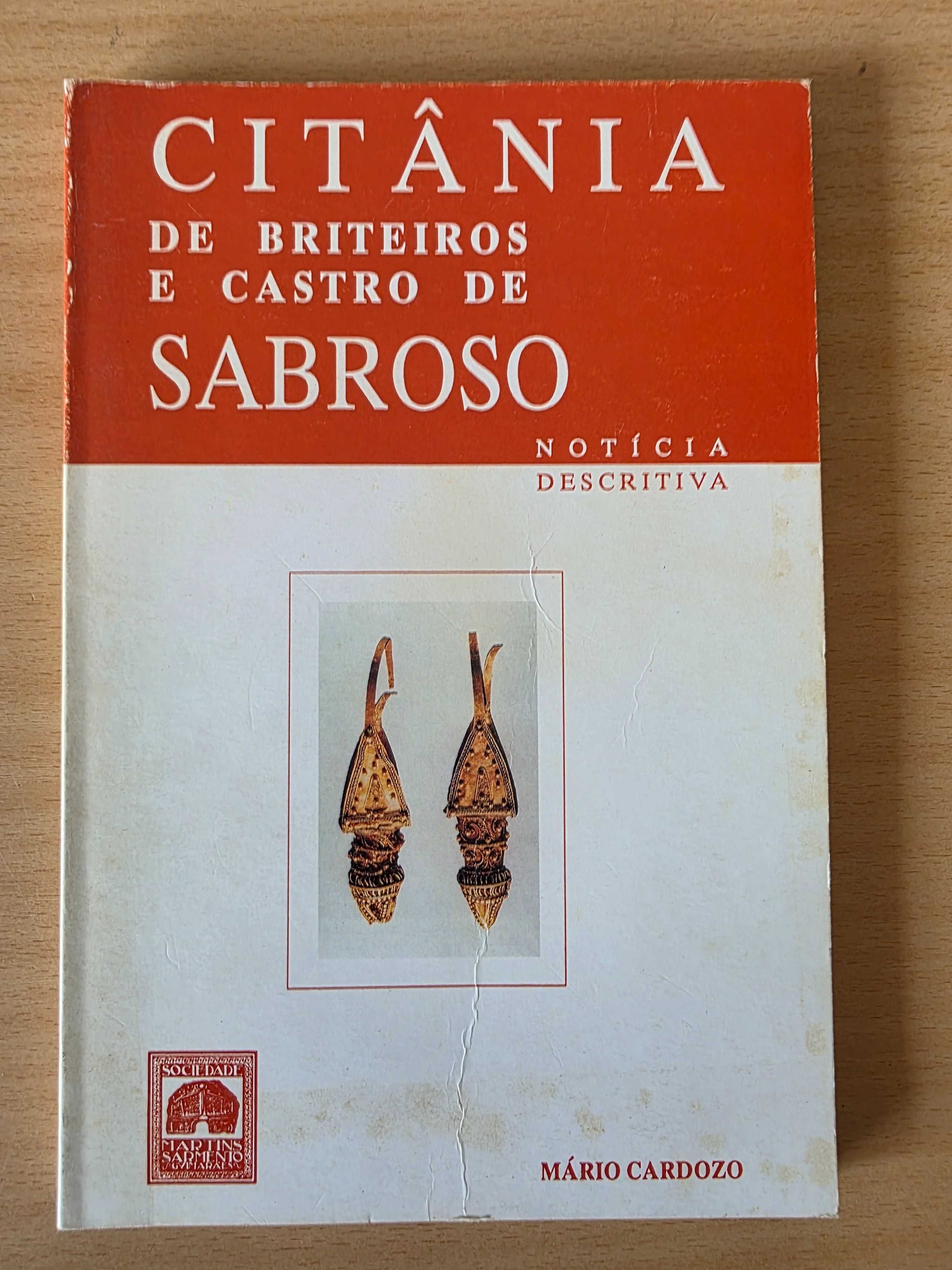 Livro "Citânia de Briteiros e Castro de Sabroso" de Mário Cardozo