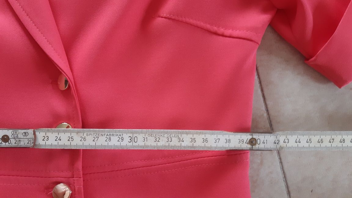 Nowa sukienka elegancka tunika koralowa 38 Marcela