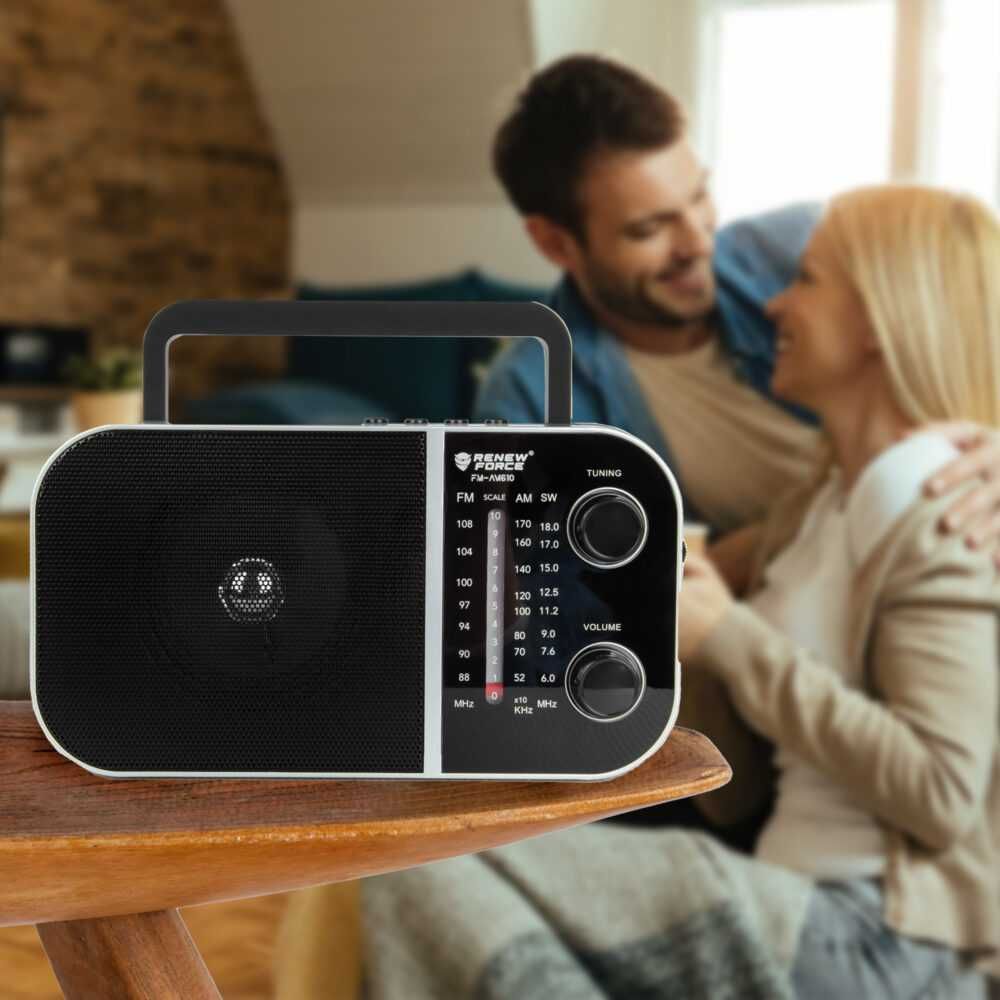 Radio AM FM Bluetooth na Baterie Przenośne FM-AM610