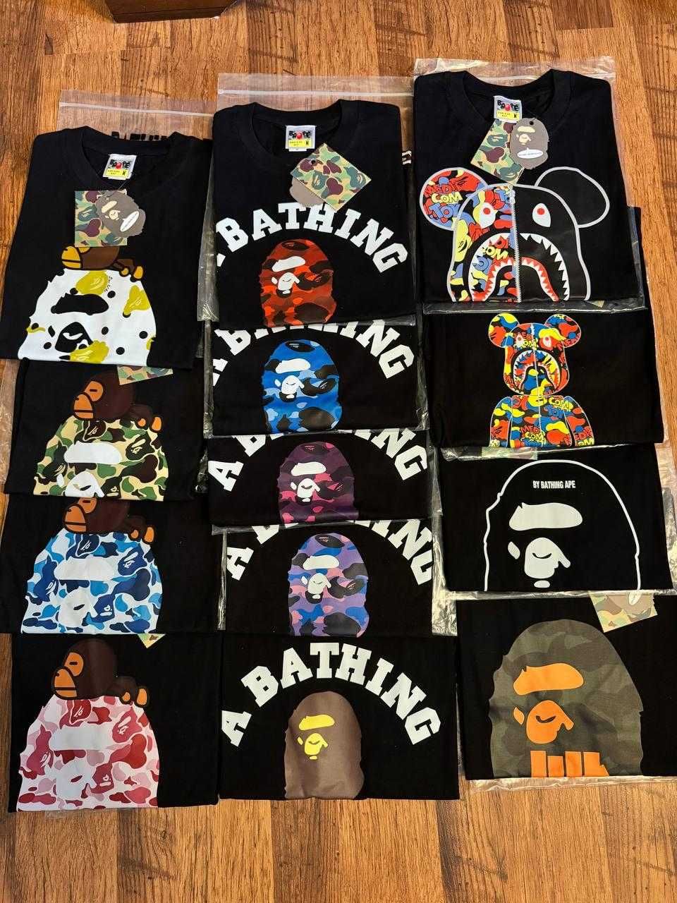 ‼️Футболка BAPE‼️ (A Bathing Ape), футболка бейп, супер якість