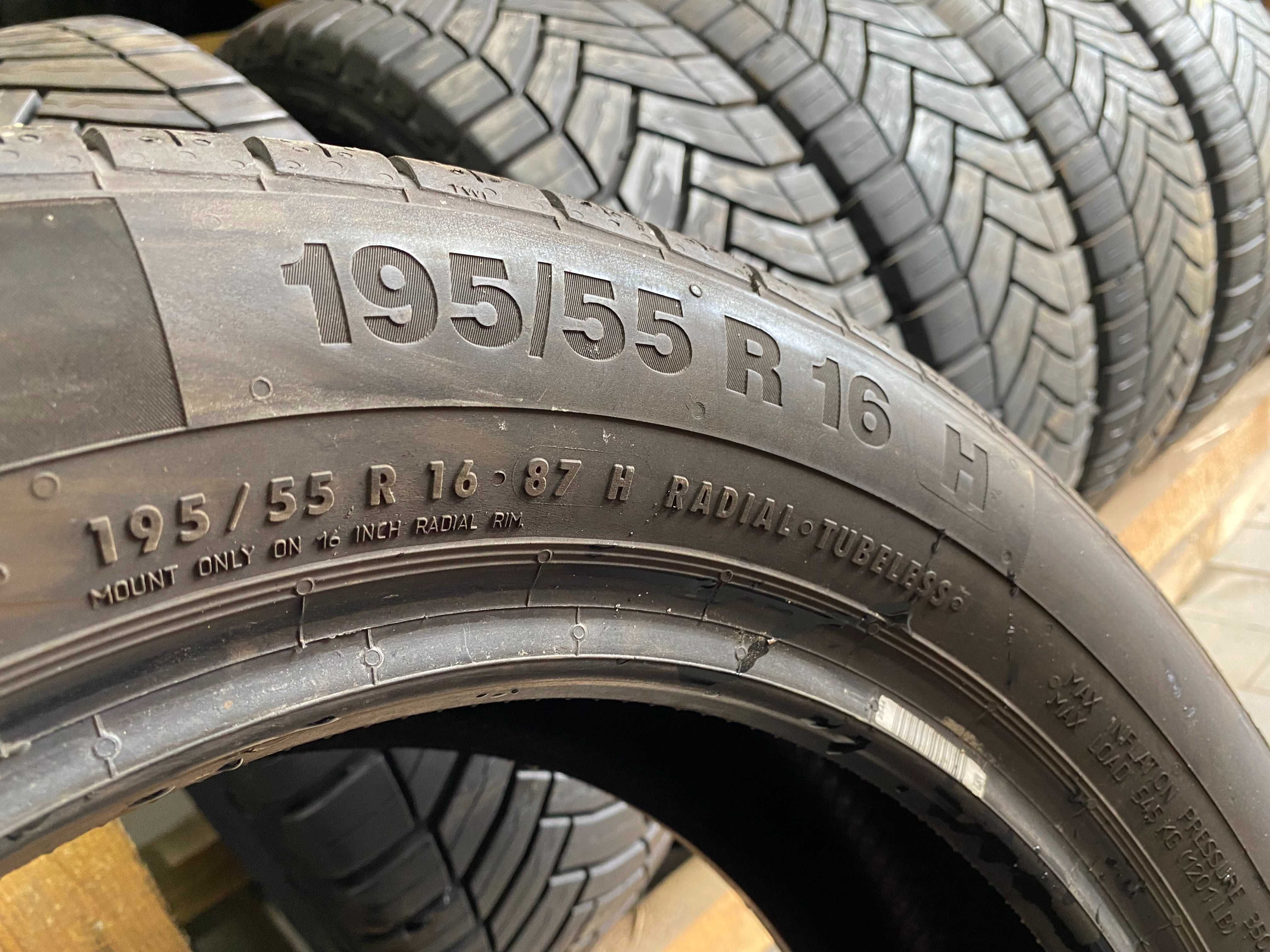 Літні шини 195/55R16 Continental ContiPremiumContact5 (7+мм) 20,19р