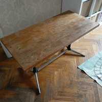 Stolik rozkładany, drewniany 55x110