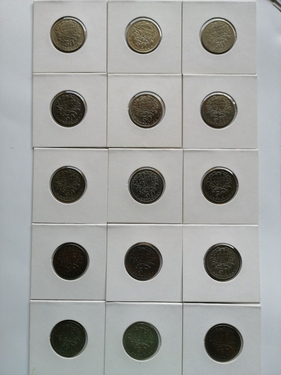 Moedas 50 centavos 1927/1968