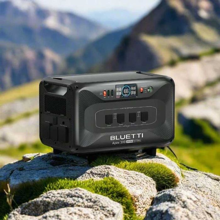 Bluetti Apex 300 3840W 2765Wh — зарядна станція для дому та автономії!