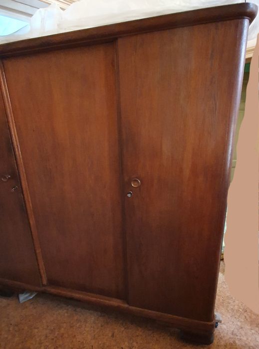 Szafa drewniana z drewna 1,80m 180cm trzydrzwiowa 3- drzwiowa antyk a