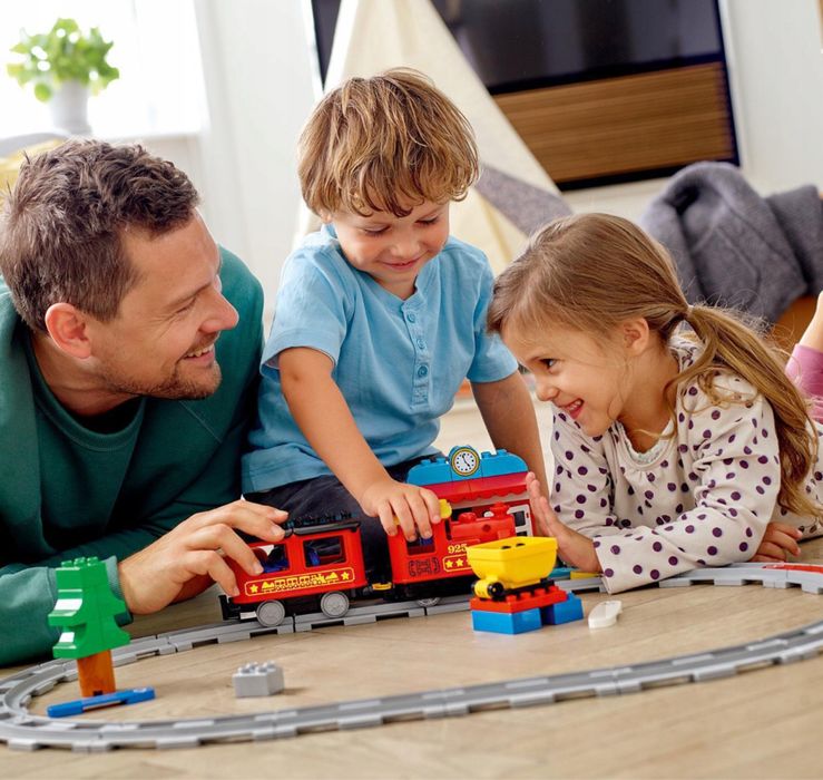 KLOCKI LEGO DUPLO Pociąg Parowy Kolejka Parowa Dla Dzieci Prezent