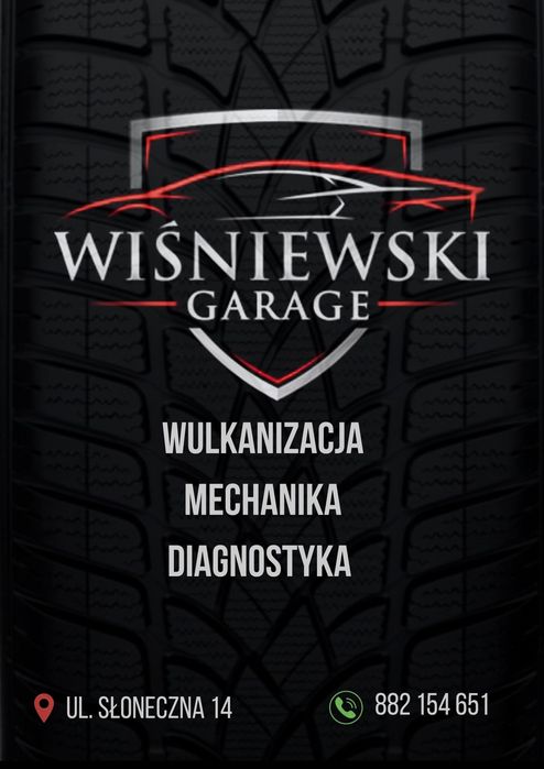 Wulkanizacja, mechanika, diagnostyka, naprawy bieżące.