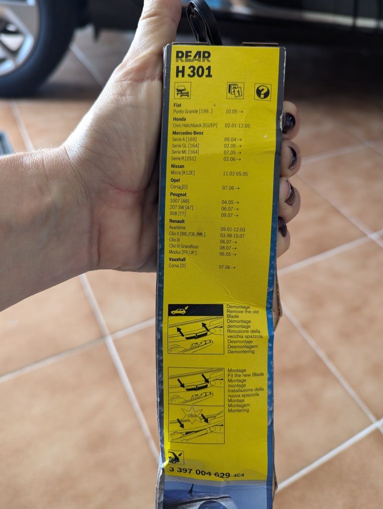 Escova limpa parabrisas h 301