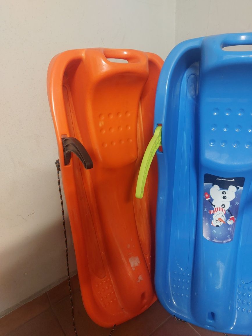 Sanki, ślizgi dziecięce 3 sztuki