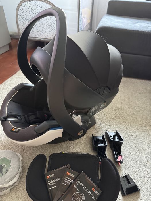 Carrinho Quinny Moodd + babycoque BeSafe iZi Go + base ISOfix