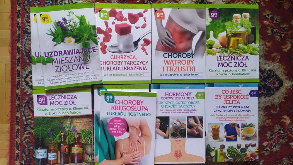 Książeczki z serii Zdrowie bez tajemnic