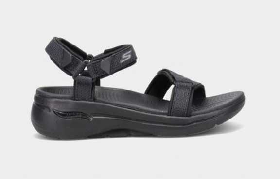 Жіночі сандалі skechers / оригінальні жіночі сандалі чорного кольору