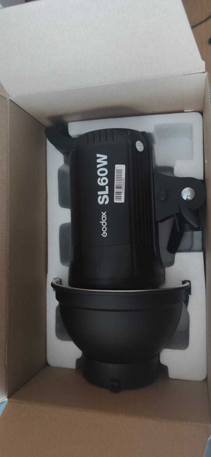 Godox SL60W + softbox 120cm + statyw 260T