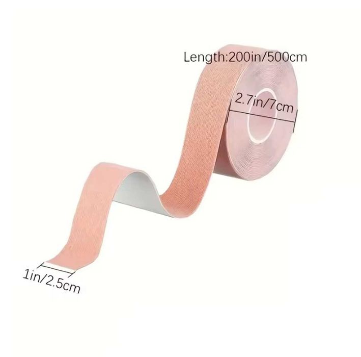 Кинезиотерапевтическая лента,тейп,длин 5м,шир.2,5см, водонепроницаемая