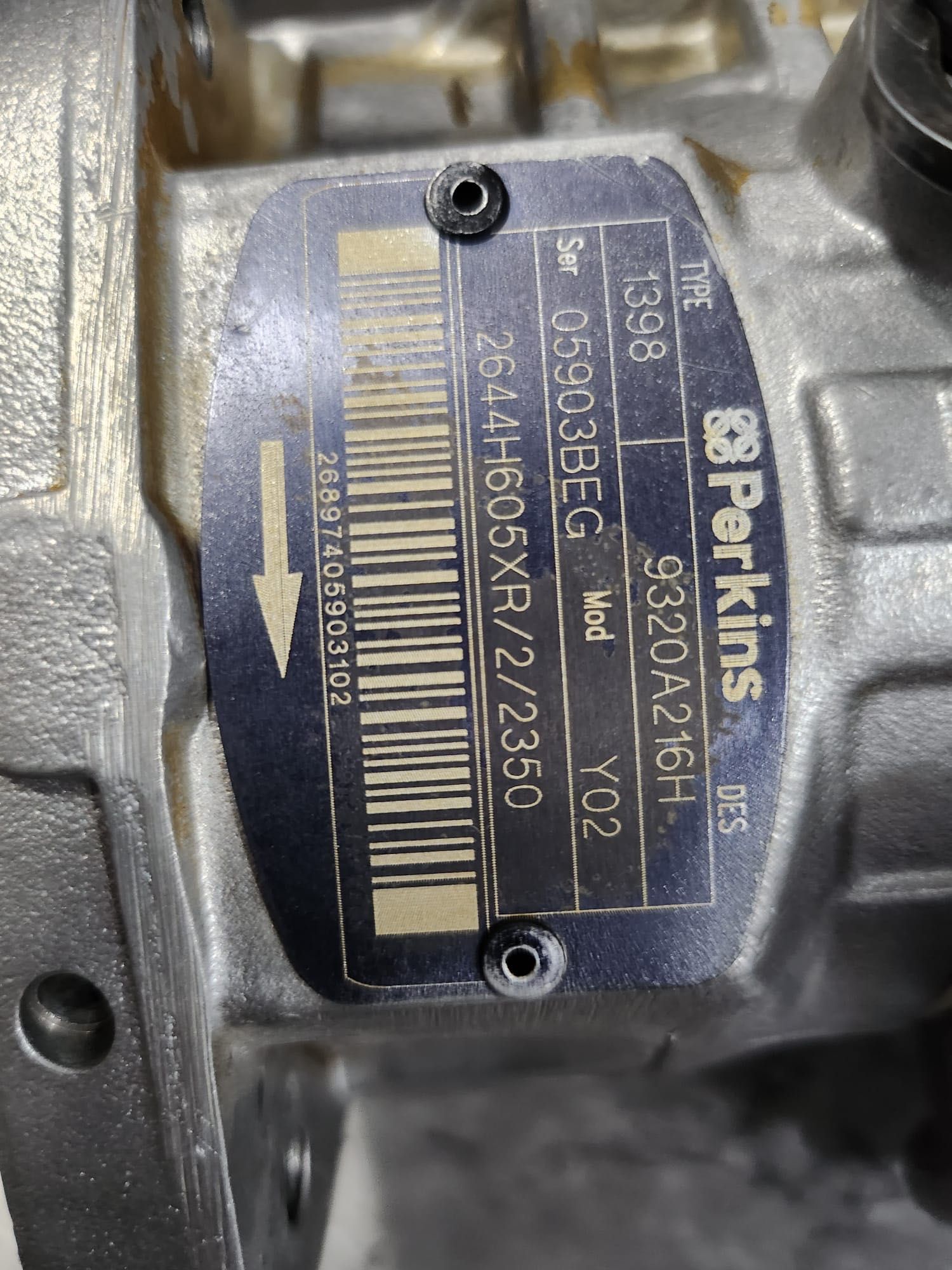 Pompa wtryskowa PERKINS 9320A216H DP310 DELPHI
