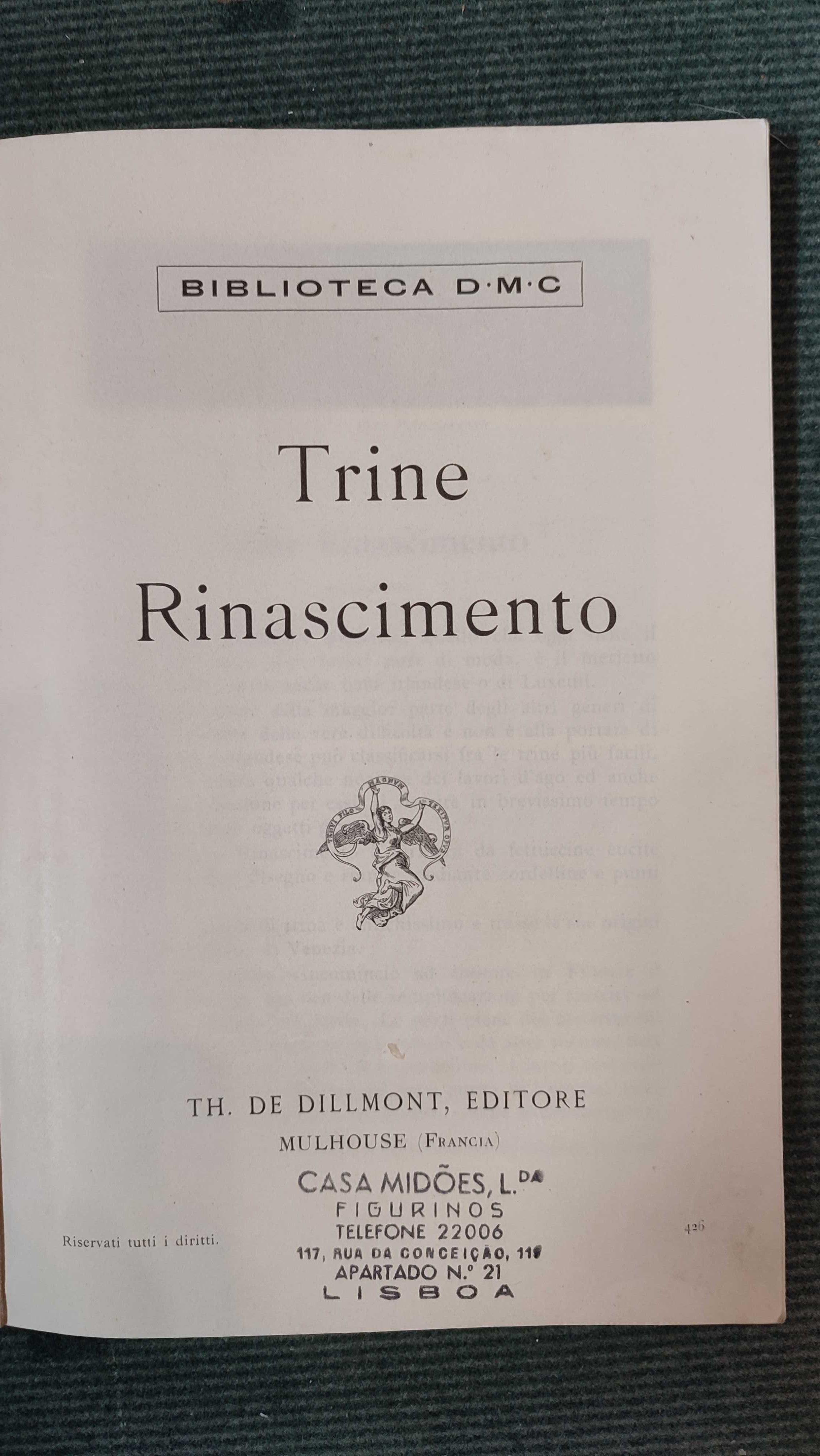 Trine Rinasciemento - Livro de bordados