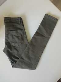 H&M spodnie młodzieżowe jeans Khaki r 152 pas 62-68cm