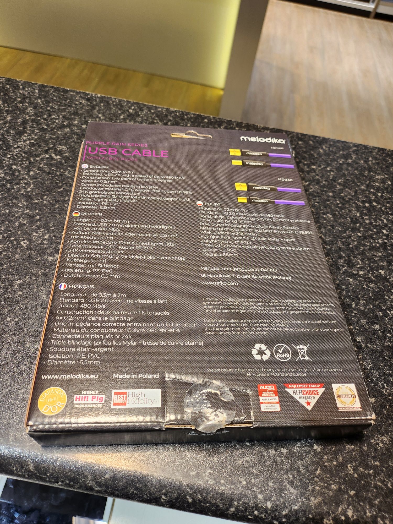 Kabel USB A-C Melodika 0,5m