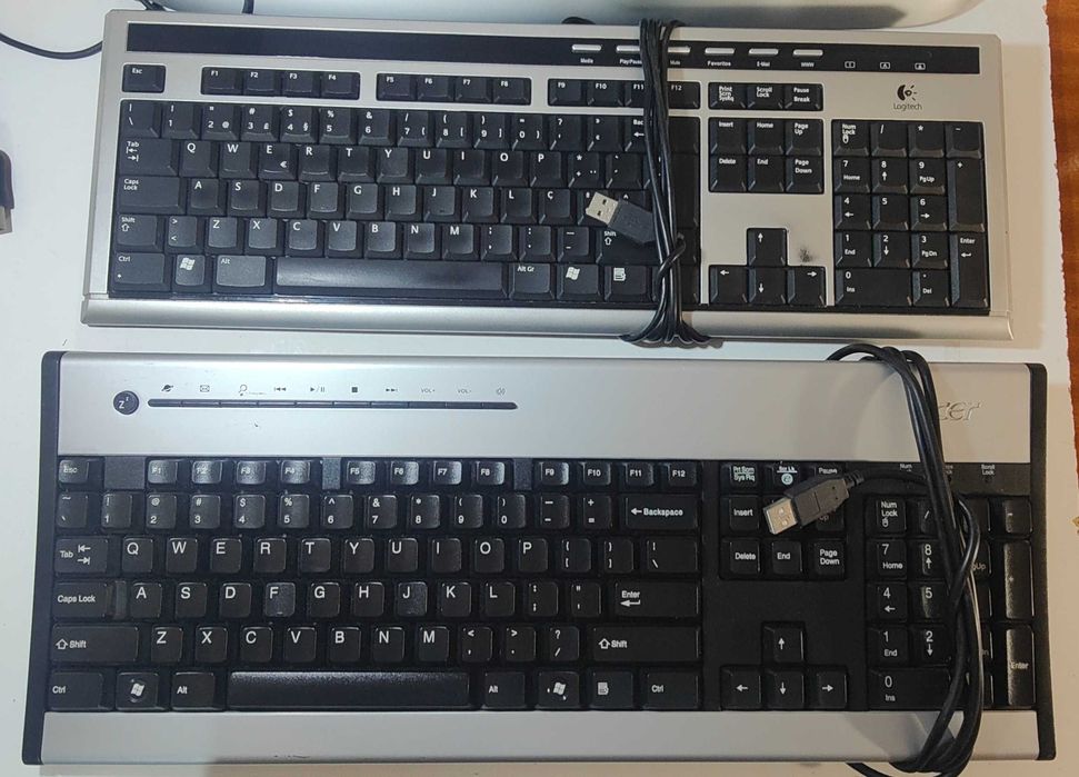 Teclados Usb Microsof, Acer, Logitech (nao testado) ref: teclado 4