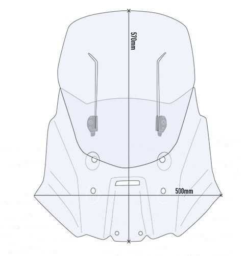 AF3117 V-STROM 1050 ( 2020>2023) GIVI szyba regulowana AIRFLOW KAF3117