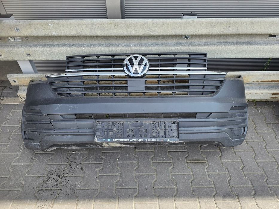 VW T6 T6.1 LIFT ZDERZAK PRZÓD PRZEDNI GRILL ORYGINAŁ 7LA807221B