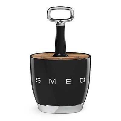 Porta-talheres SMEG Novo, Design Retro Anos 50 Creme/Preto/Azul Pastel