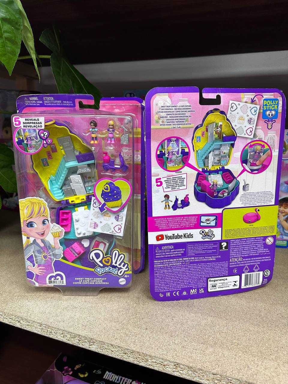 Ігровий набір Polly Pocket вечірка тортиків Pocket World Cupcake