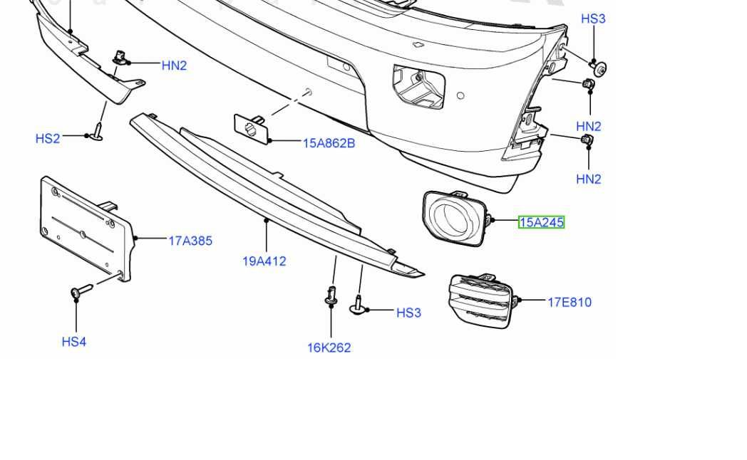 Накладка протитуманної фари ліва Land Rover Discovery 4 L319 LR015461