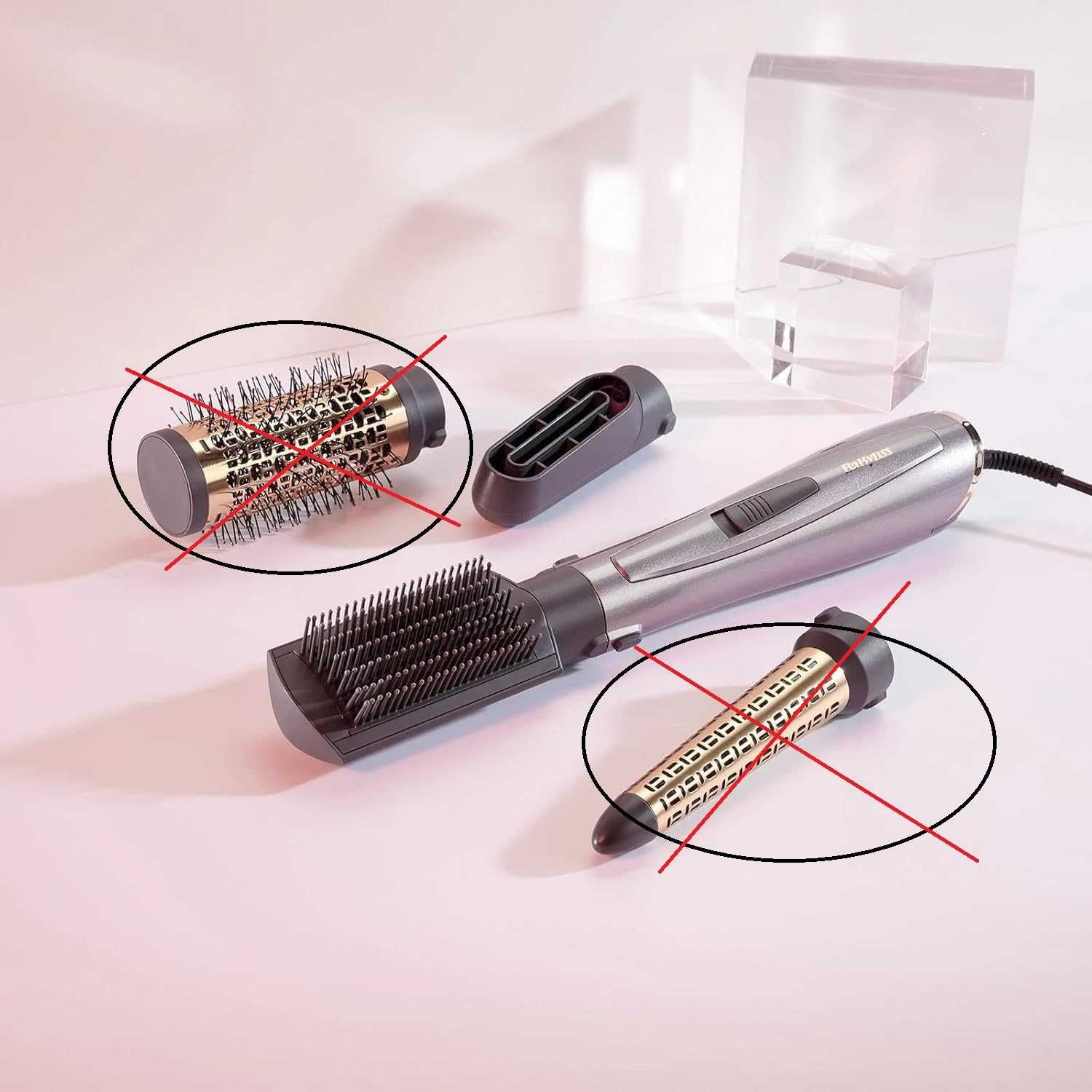 Babyliss Air Style 1000 AS136E Lokówko-suszarka jonizacja 1000 W szara