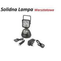 Lampa Warsztatowa LED Halogen Solidna z Magnesem