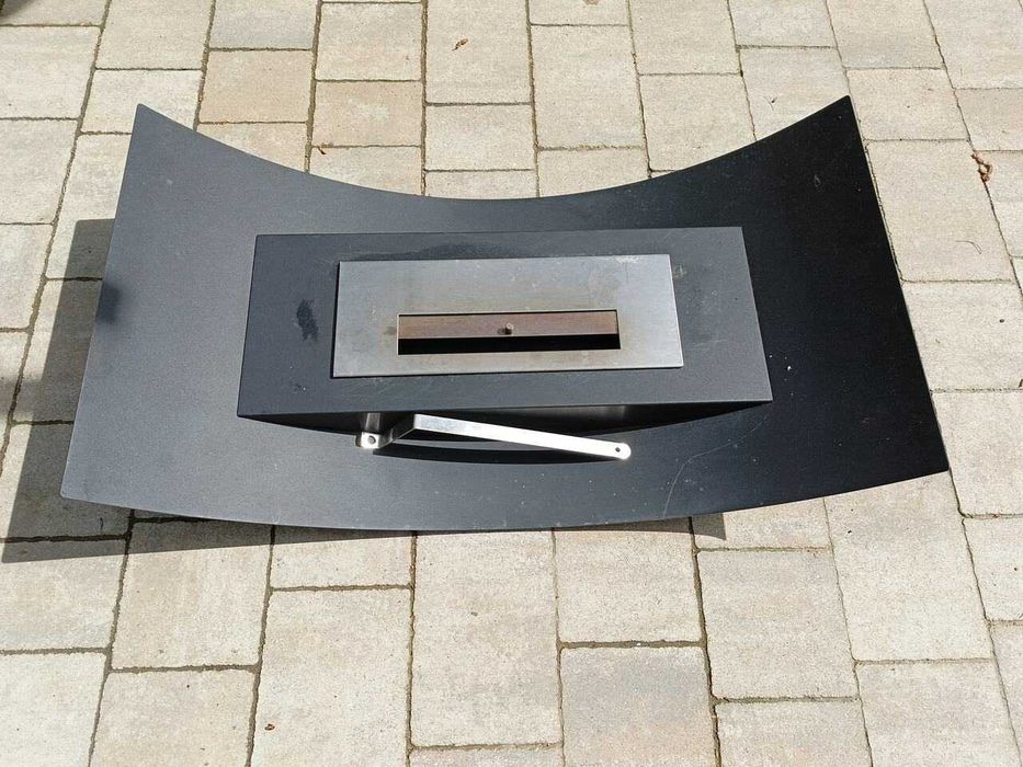 Biokominek, biomisa. Kolor czarny. Wersja XXL, 75 x 40 x 17.