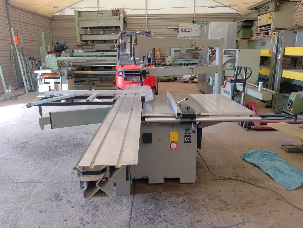Piła formatowa Altendorf F45 wózek 380 cm podcinaka