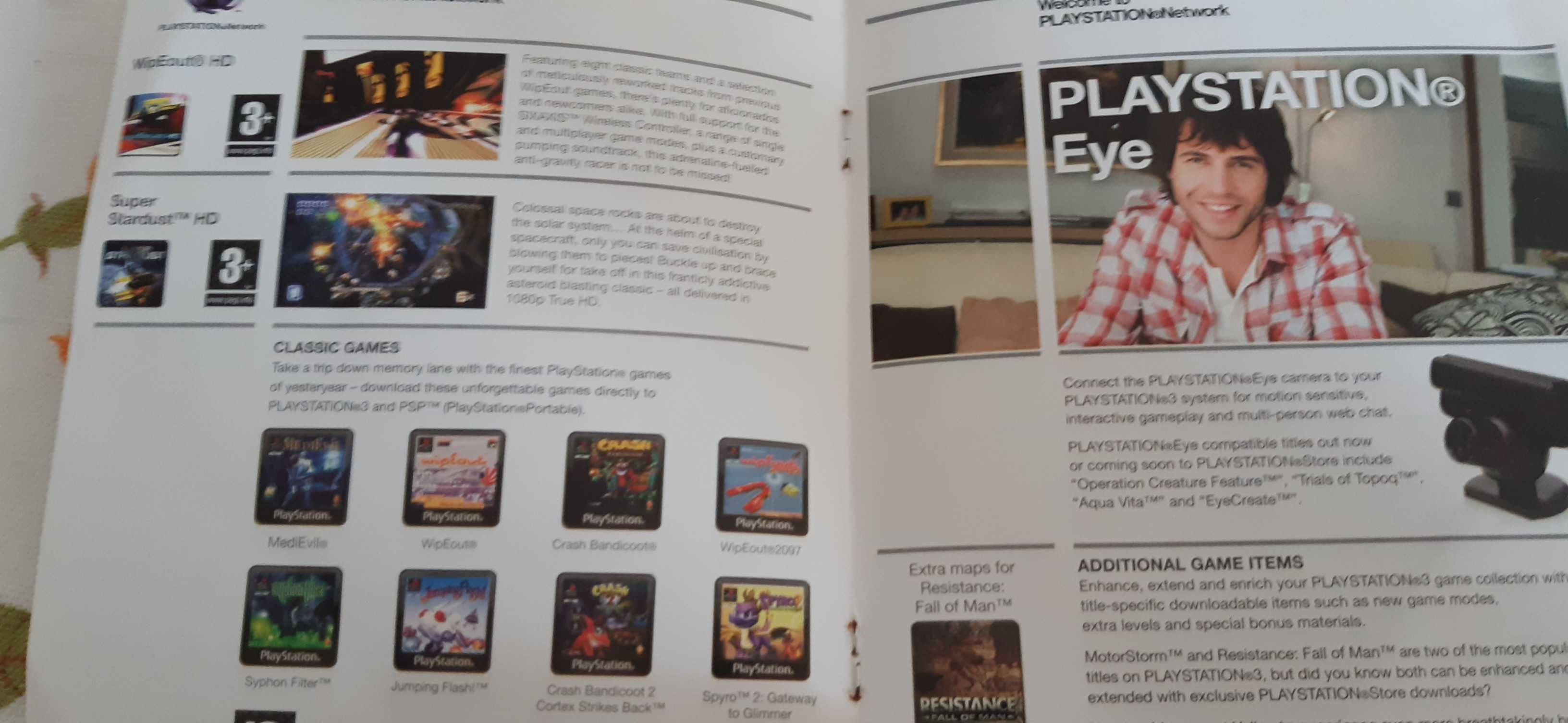 stary mini katalog gier playstation ps
