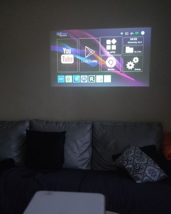 Projetor led DLP + Bateria incorporada (novos em caixa)