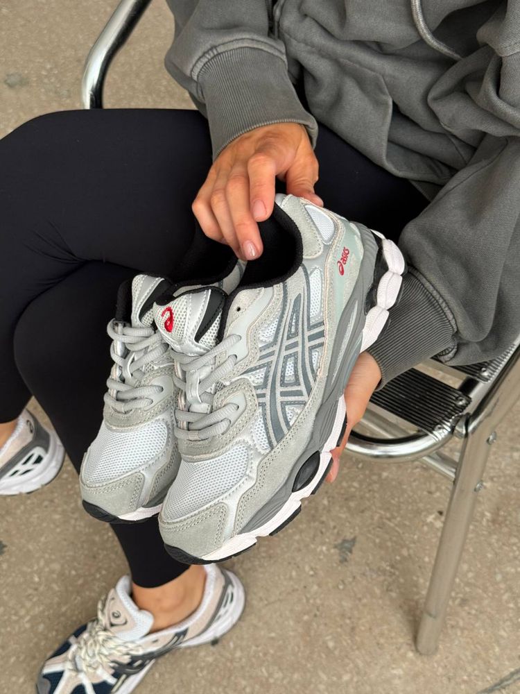 Кросівки унісекс 36-45 Asics Gel NYC 'White Steel Grey', асікси, асикс