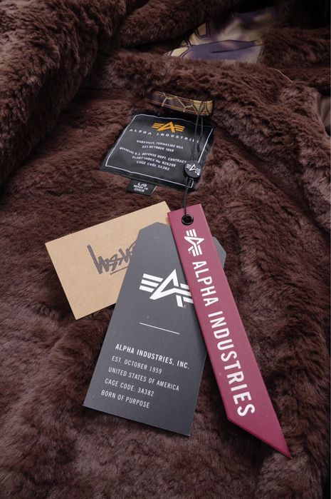 Бомбер Alpha industries x Stussy оригинал / Куртка alpha industries