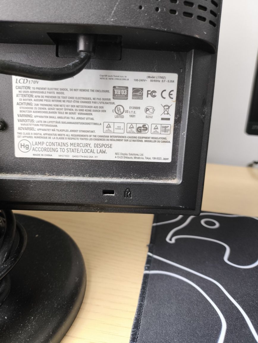 Monitor NEC LCD170V