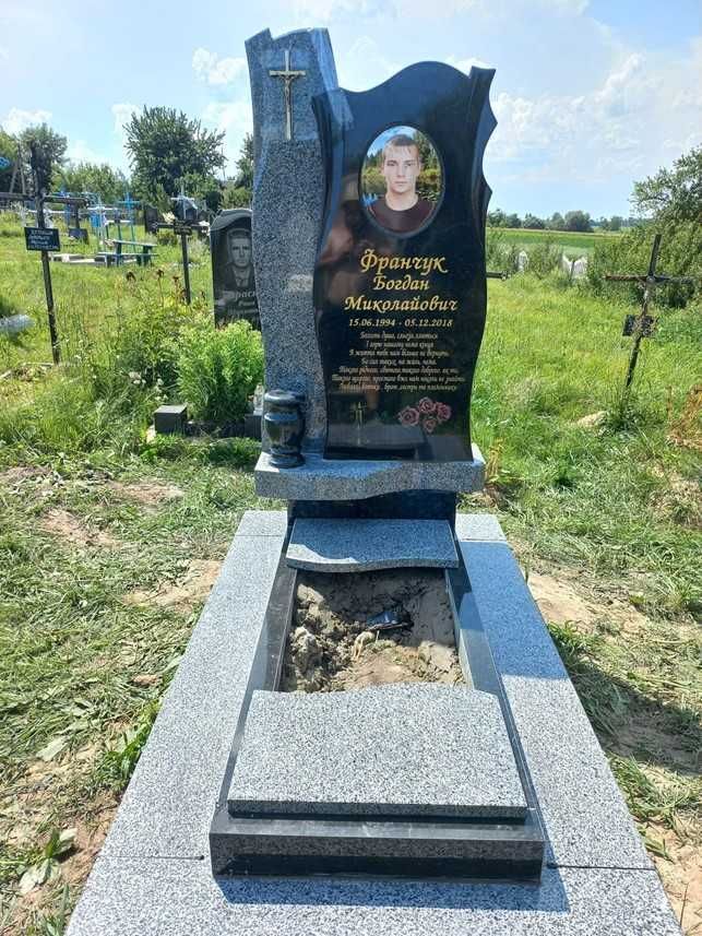 ГРАНІТНІ пам'ятники "ПІД КЛЮЧ" | Одинарні | Комбіновані | Елітні