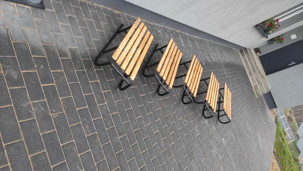 Sanki metalowe mocne Nowe spawane gratis sznurek