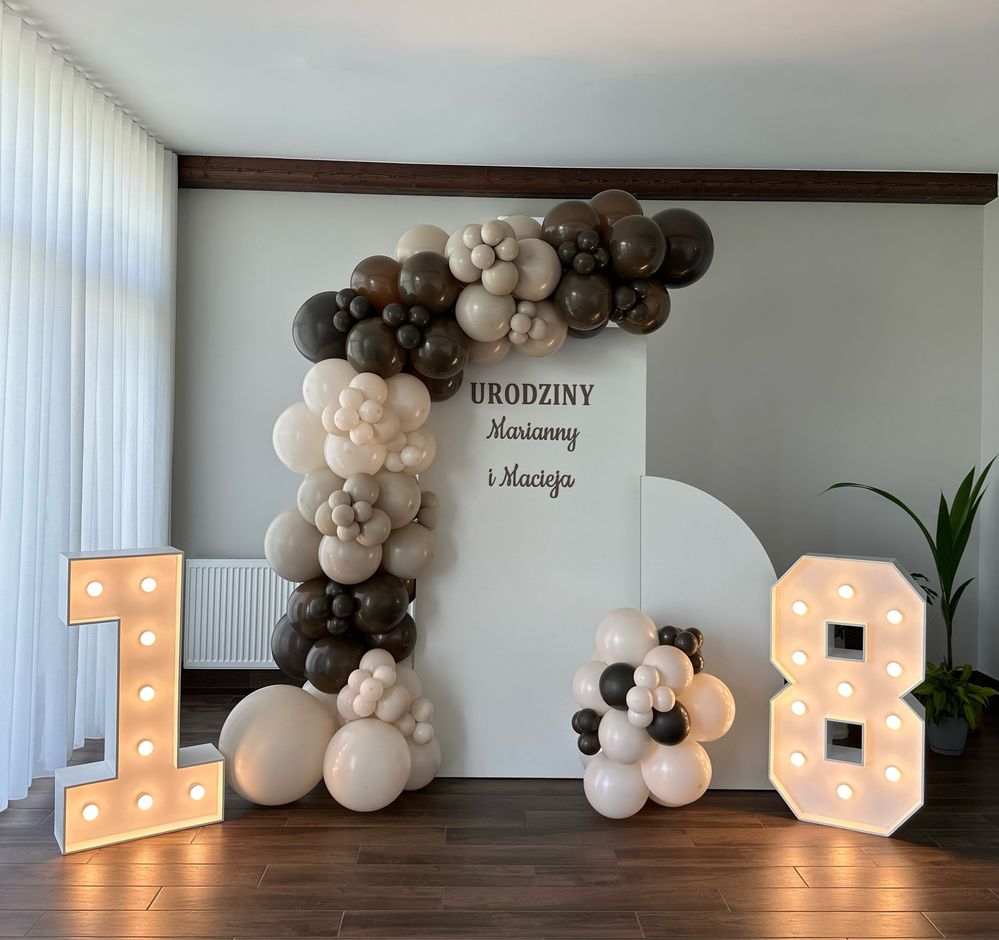 Ścianki balonowe ścianka dekoracyjna balony fotobudka 360