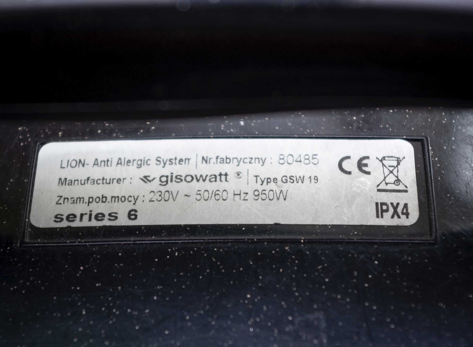 Odkurzacz wodny Gisowatt GSW 19 series 6 LION Anti-allergic