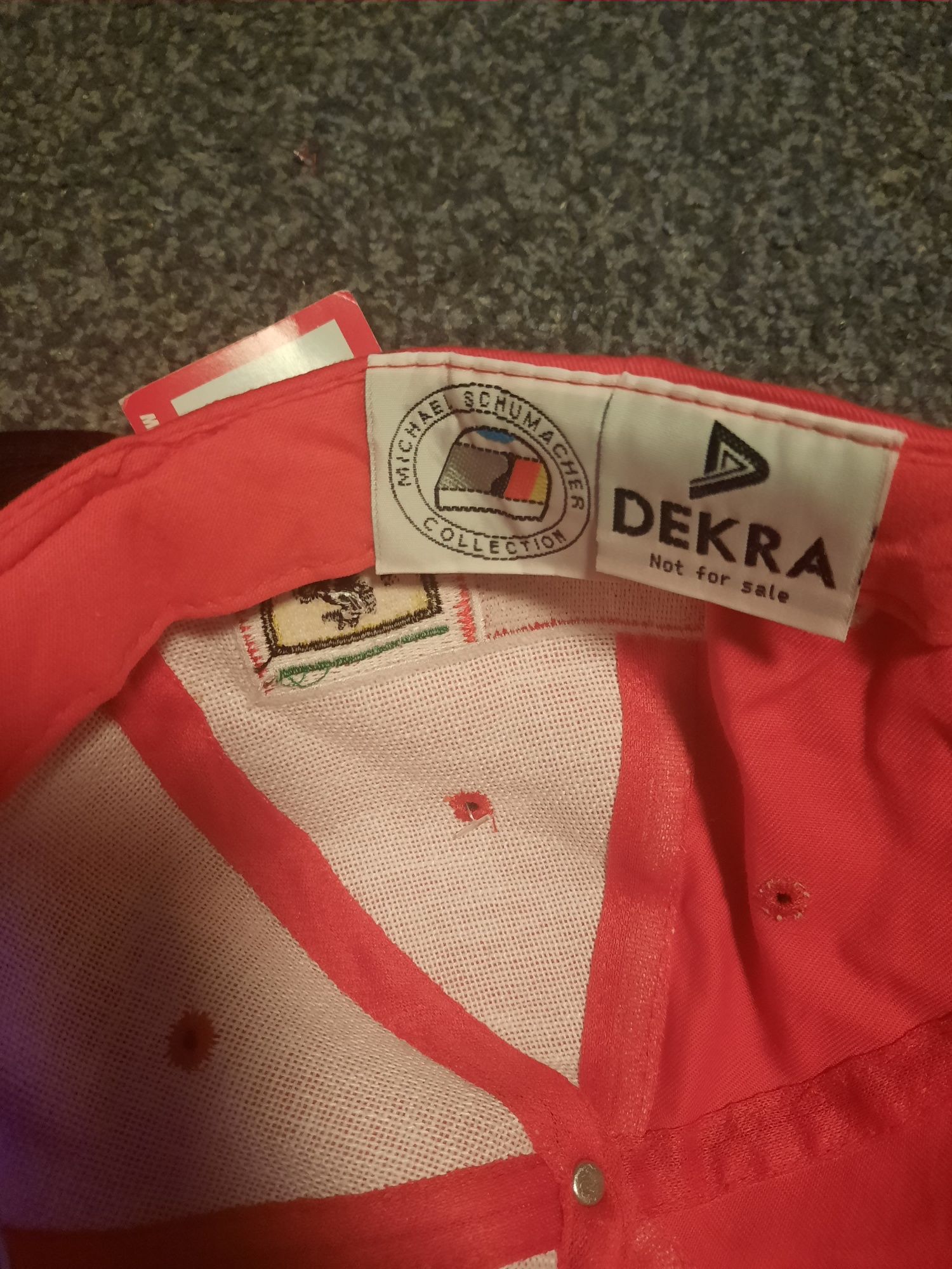 czapeczka z daszkiem Ferrari Dekra, Michael Schumacher, hat rare,