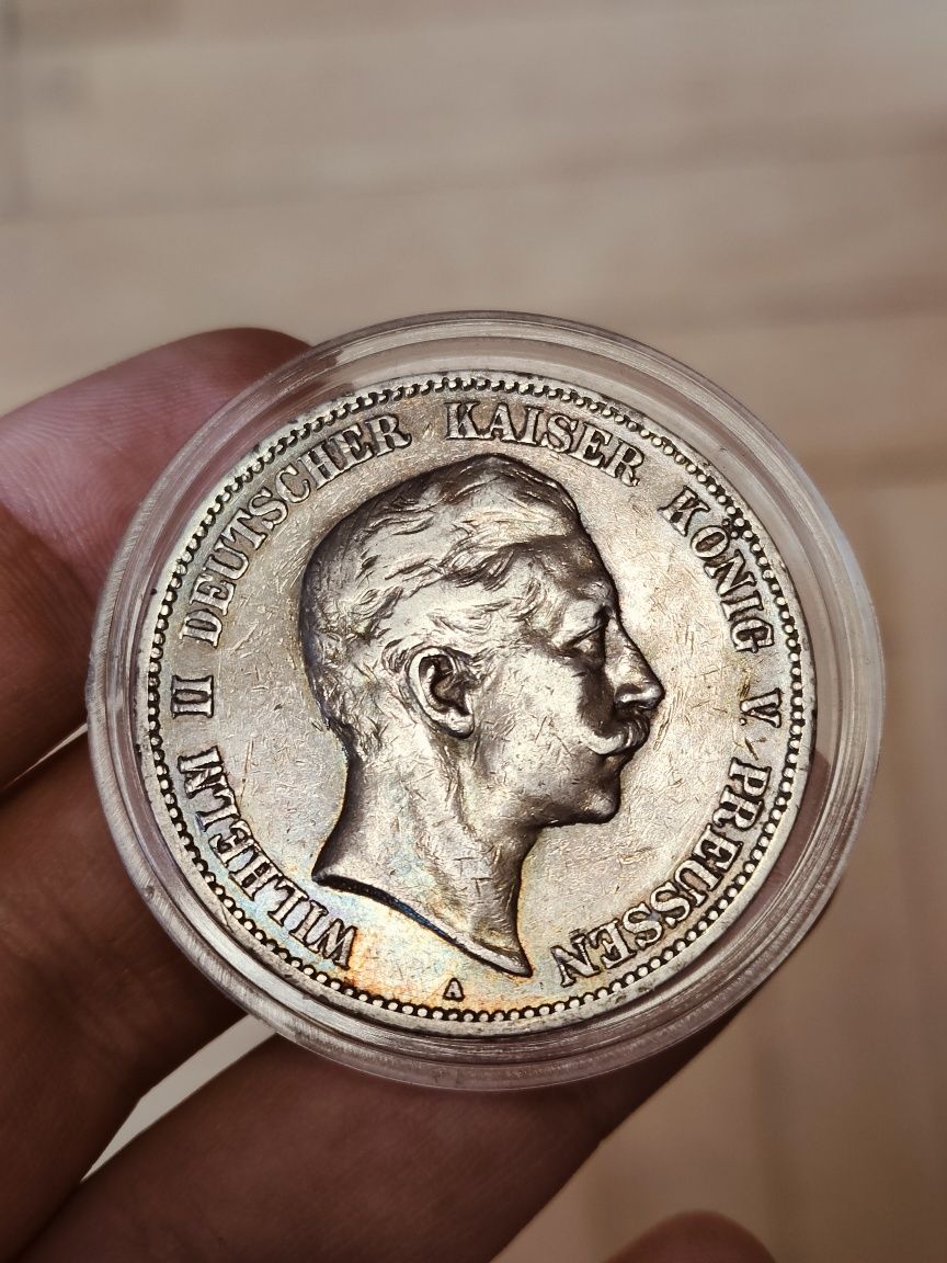 5 marek 1903-A Wilhelm II, Prusy, Cesarstwo Niemieckie, Niemcy