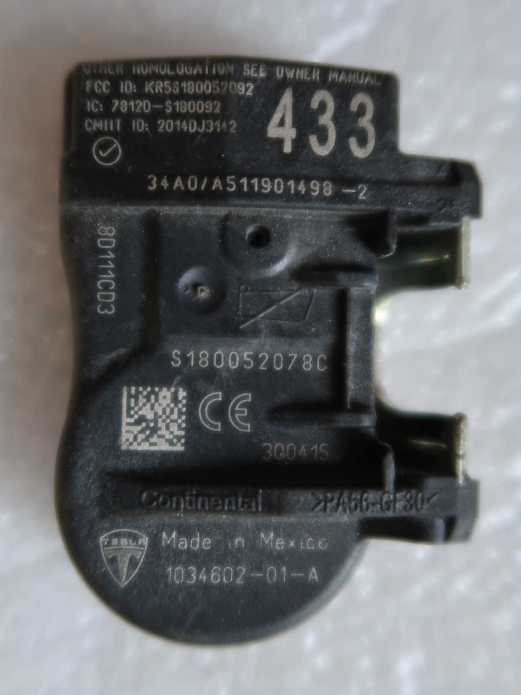Czujnik ciśnienia powietrza w oponie TPMS Tesla Różne Modele