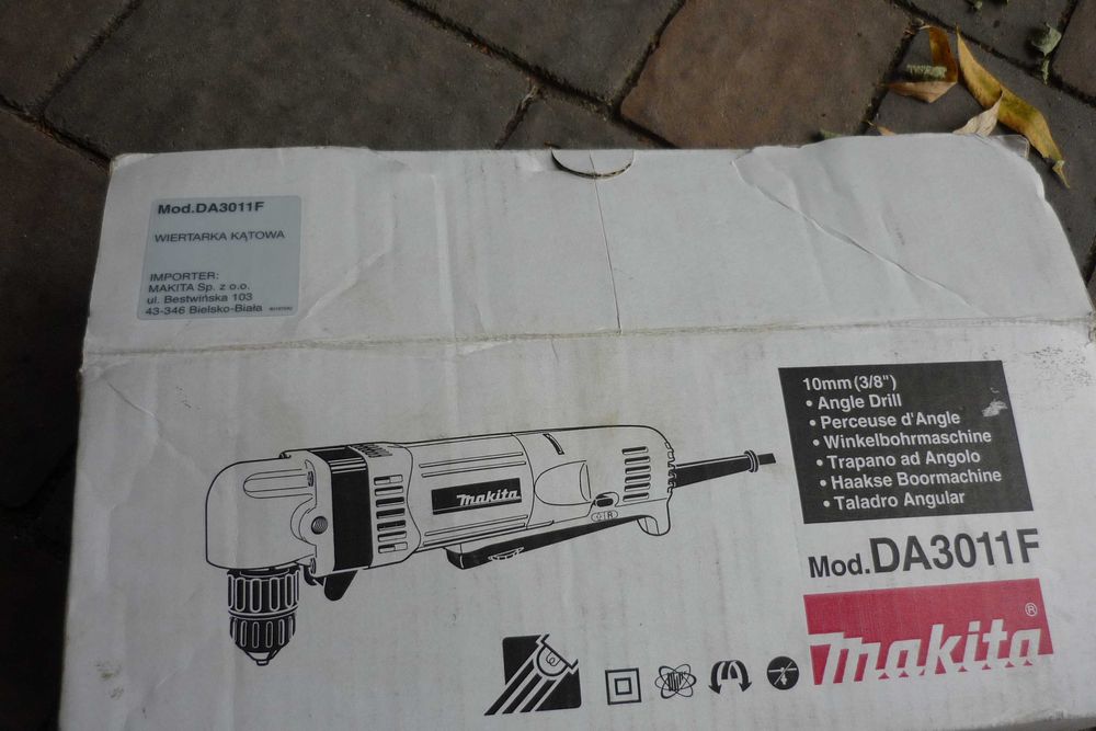 MAKITA Wiertarka kątowa bezudarowa 450W DA3011F